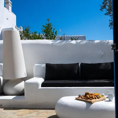 Nyaraló Mykonos Pearl House With Pool In The Heart Of Town