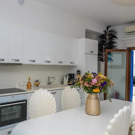 Nyaraló Mykonos Pearl House With Pool In The Heart Of Town *