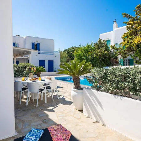Nyaraló Mykonos Pearl House With Pool In The Heart Of Town